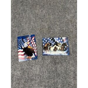 Tree-Free Greetings Patriotic Unity Card Series Set Eagle Horses USA Flag 9/11‎